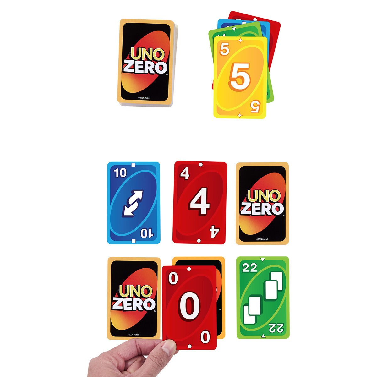 Zero Card Example UNO Zero Card Game | The Entertainer