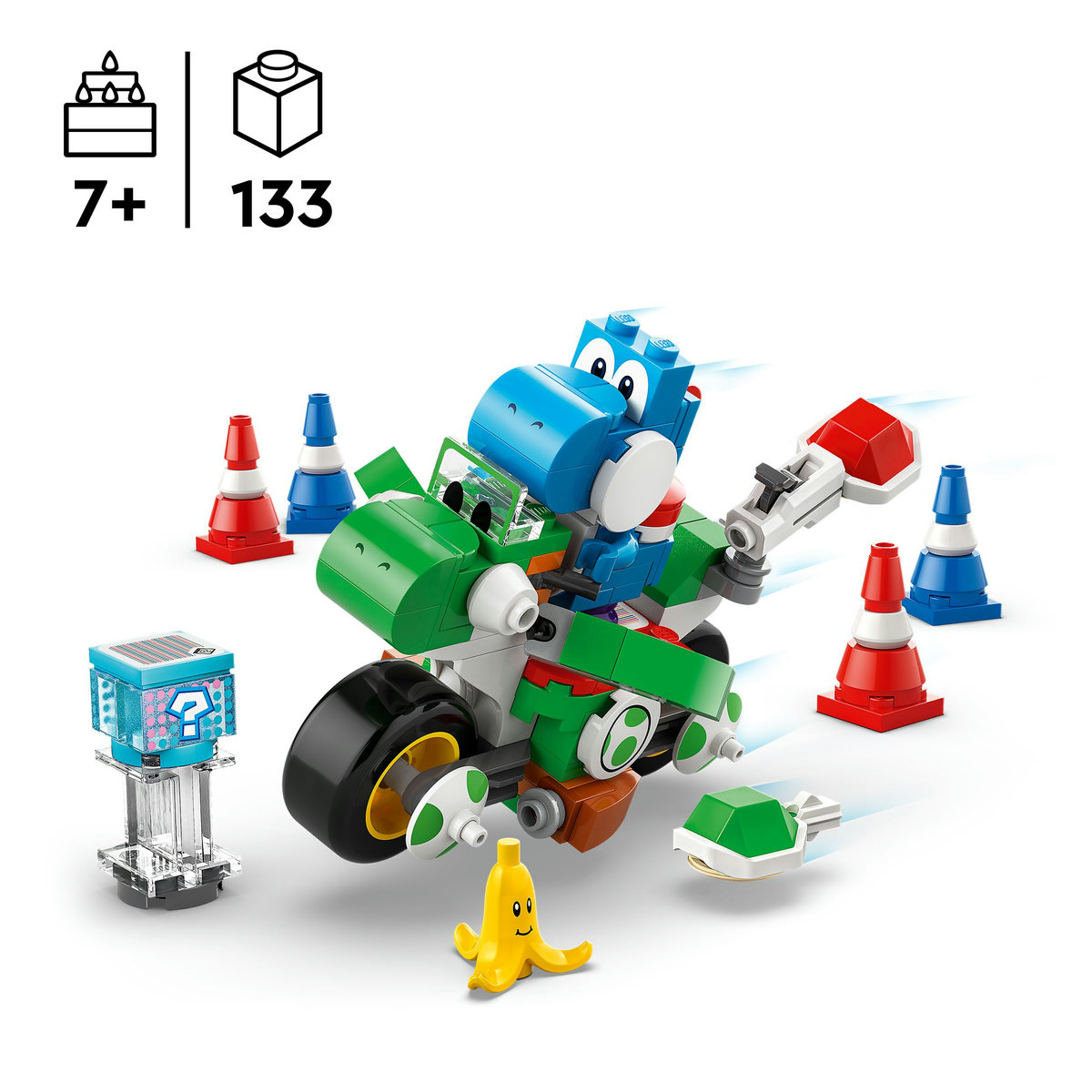 LEGO Super Mario Yoshi Bike Mario Kart Construction Set 72031 | The ...