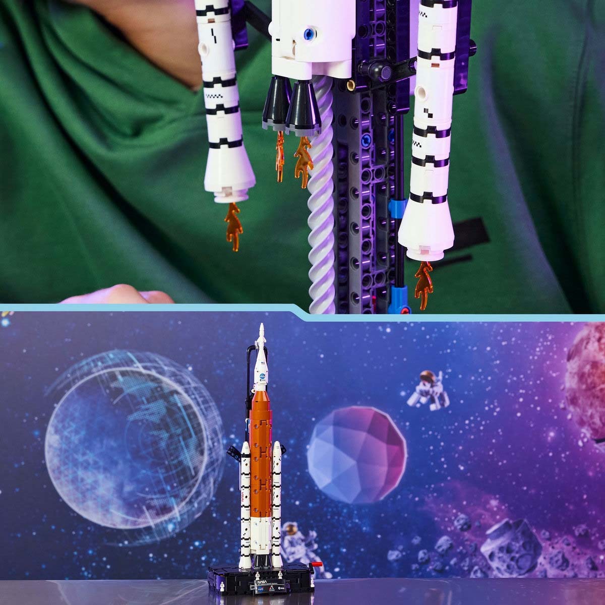 Construction Set Rocketship LEGO Technic NASA Artemis Space Launch System Rocket Construction Set ...