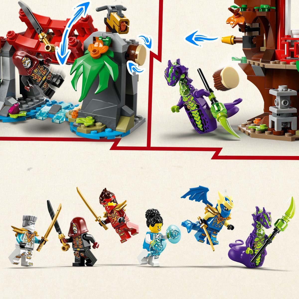 LEGO Ninjago Ninja Vehicle Tree House Battle Construction Set 71857 lego-ninjago-ninja-vehicle-tree-house-battle-construction-set-71857