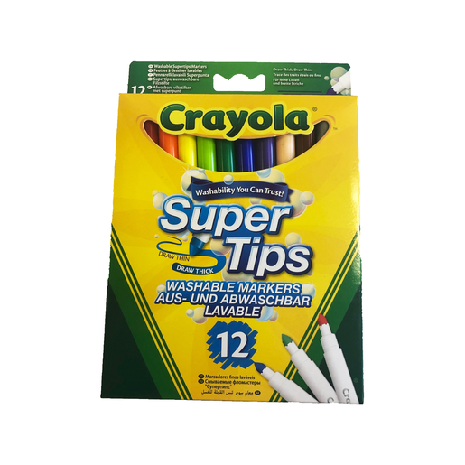 Crayola Supertips Pens - 12 Pack