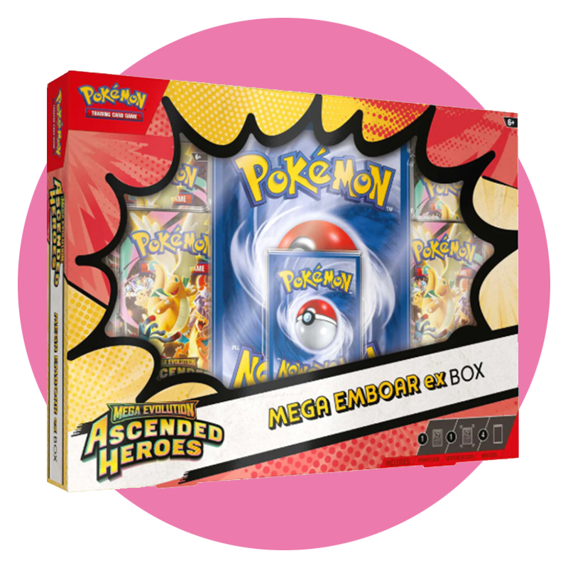 Pokémon Mega Evolution Ascended Heroes Mega Emboar Ex Box