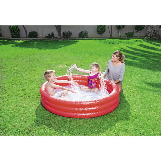 Medium Play Paddling Pool - Red