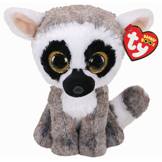Ty Beanie Boos - Linus The Lemur 15cm Soft Toy