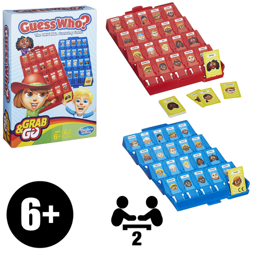 Guess Who? Grab Go Travel Game The Entertainer