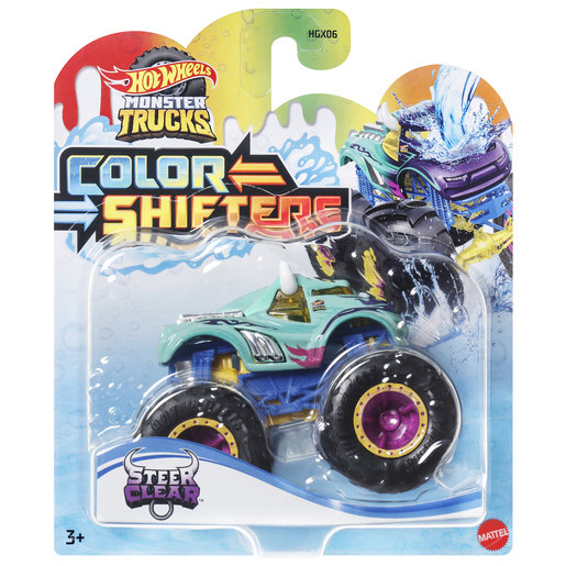 Hot Wheels Monster Trucks Colour Shifters Steer Clear Vehicle