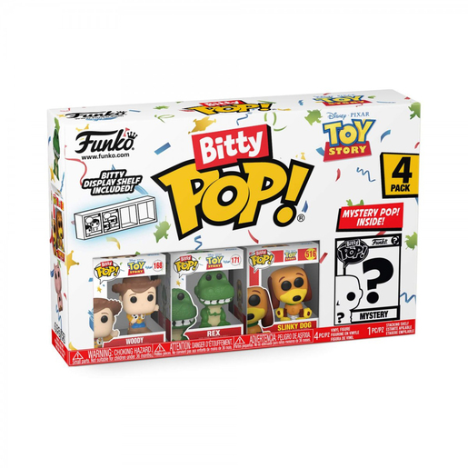 Funko Bitty Pop! Toy Story - Woody 4 Pack Mini Vinyl Figures