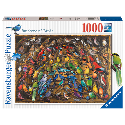 Ravensburger Rainbow of Birds 1000 Piece Puzzle