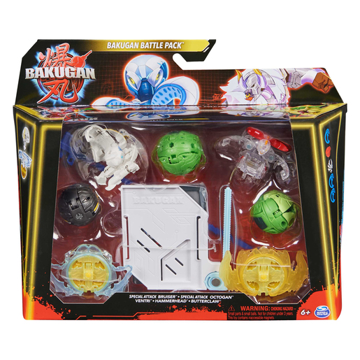 Bakugan Battle Pack - Special Attack Bruiser and Octogan Figures