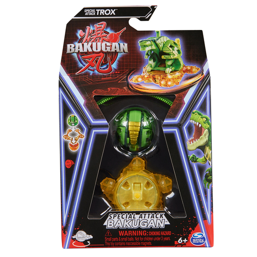 Bakugan - Special Attack Trox (Green and Yellow) Figure