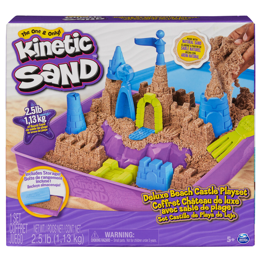 Kinetic Sand Deluxe Beach Castle Playset