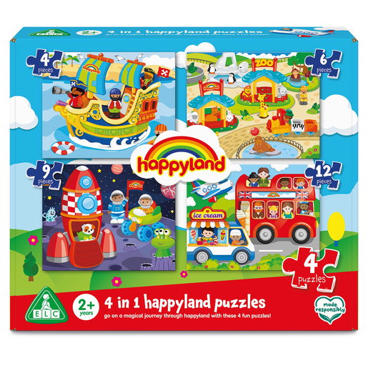Happyland 4-in-1 Puzzles