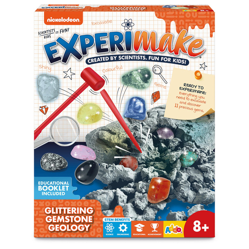 Nickelodeon Experimake Glittering Gemstone Geology