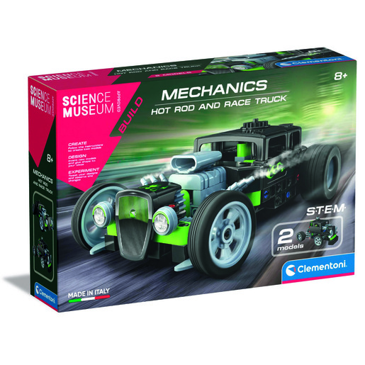 Clementoni - Mechanics Hot Rod and Race Truck Build Kit
