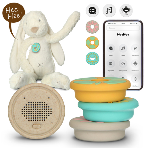 Alecto Baby HeeHee Toy Rabbit and Interactive Chat Button