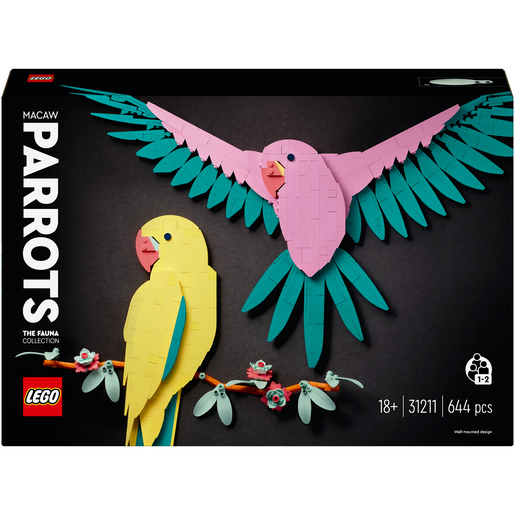 LEGO Art The Fauna Collection - Macaw Parrots Set 31211
