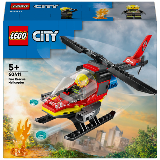 LEGO City Fire Rescue Helicopter Set 60411