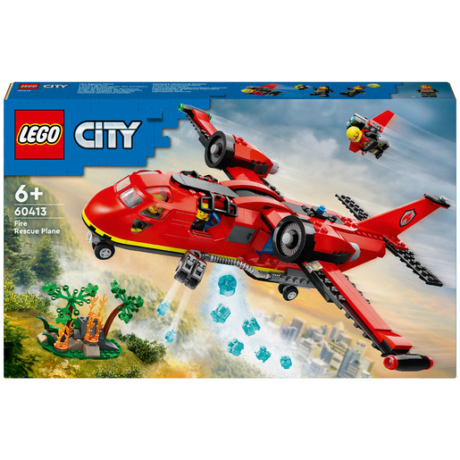 LEGO City Fire Rescue Plane Building Set 60413