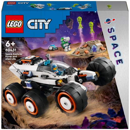 LEGO City Space Explorer Rover and Alien Life Set 60431