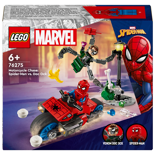 LEGO Marvel Motorcycle Chase: Spider-Man vs. Doc Ock Set 76275