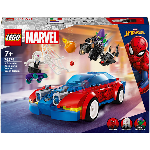LEGO Marvel Spider-Man Race Car & Venom Green Goblin Set 76279