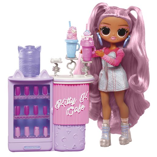 LOL Surprise! Outrageous Millennial Girls - Sweet Nails Kitty K Cafe Playset