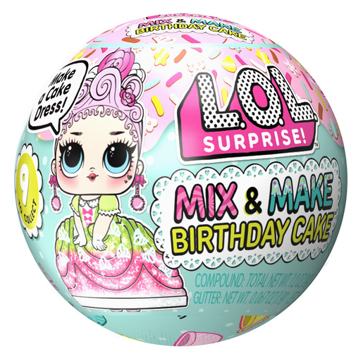 LOL Surprise! Mix & Make Birthday Cake Tots Doll (Styles Vary)