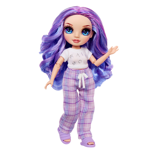 Rainbow High Junior High PJ Party - Violet 23cm Doll