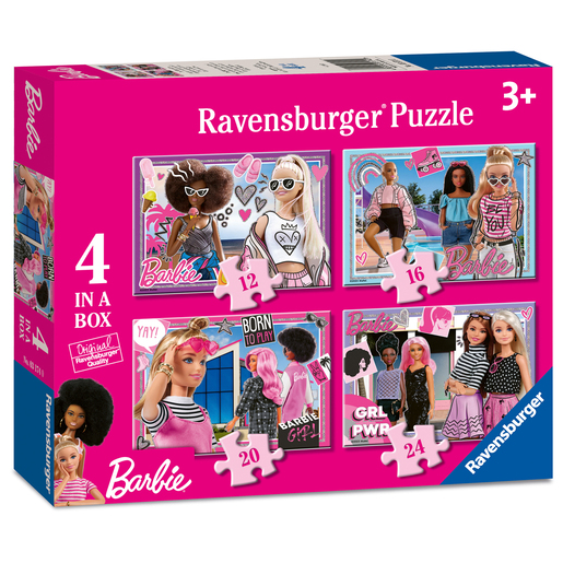 Ravensburger Barbie 4 in a Box Jigsaw Puzzles