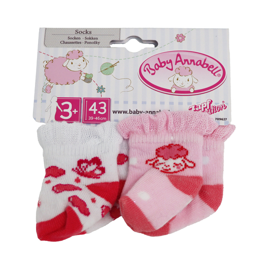 Baby Annabell Socks 2 Pack 43cm (Styles Vary)