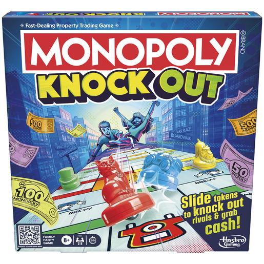 Monopoly Knockout Family Party Board Game