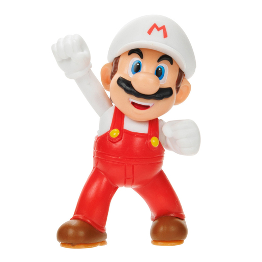 Super Mario - Fire Mario 6cm Figure