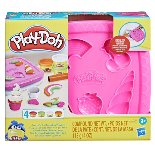 Play-Doh Create n' Go Cupcakes Playset - Pink