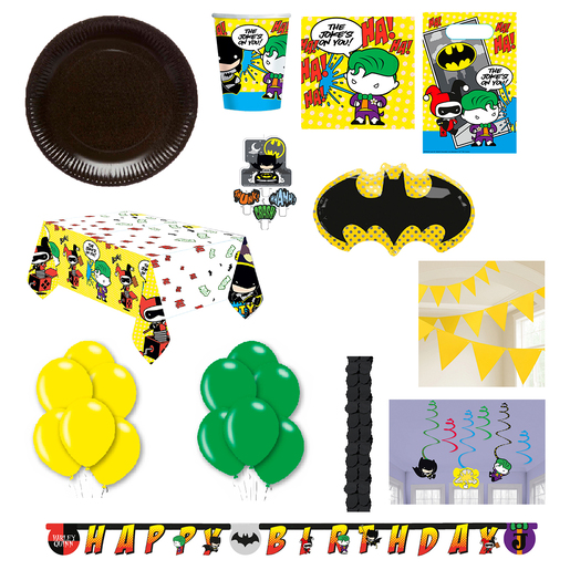 Batman Mega Party Kit - 107 Pieces