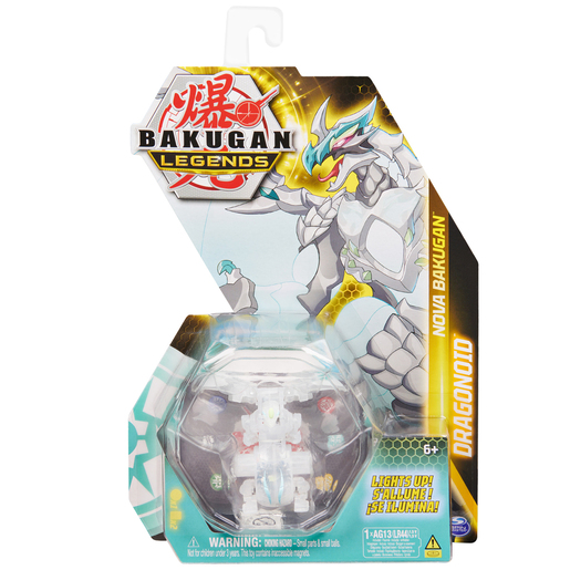 Bakugan Legends Nova - Dragonoid (White) Light-Up Figure