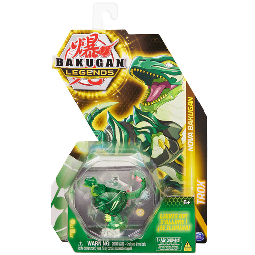 Bakugan Legends Nova - Trox (Green) Light-Up Figure