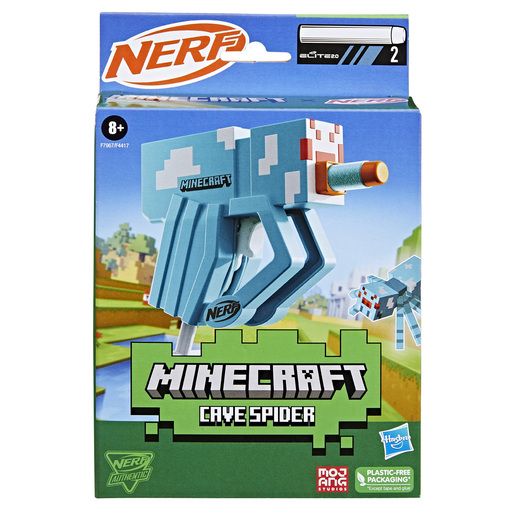 Nerf MicroShots Minecraft Cave Spider Dart Blaster