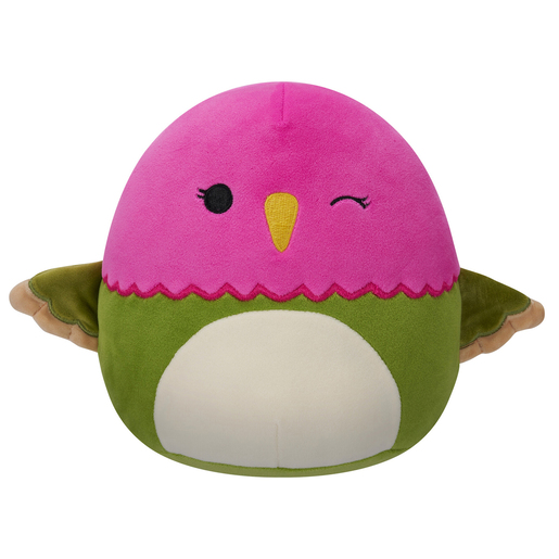 Original Squishmallows 7.5' Soft Toy - Na'Ima the Pink and Green Hummingbird