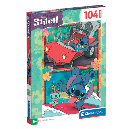 Clementoni Disney Lilo and Stitch 104 Piece Super Puzzle