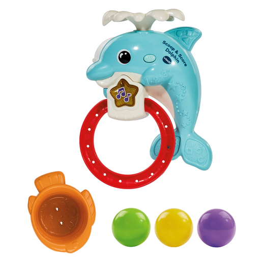 VTech Scoop & Score Dolphin Bath Toy