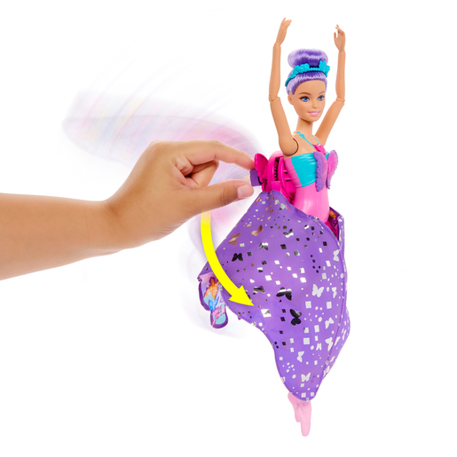 Barbie 2-in-1 Dance and Flutter Doll The Entertainer