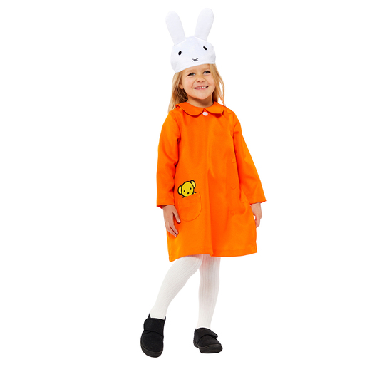 Miffy Orange Dress Up Costume 4-6 Years