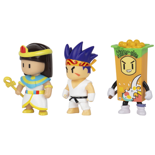 Stumble Guys 3 Pack Collectible Figures (Styles Vary)
