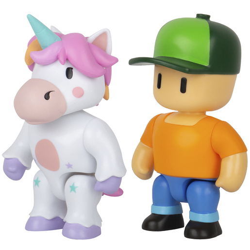 Stumble Guys 2 Pack 11cm Collectible Figures - Mr Stumble and Sprinkles