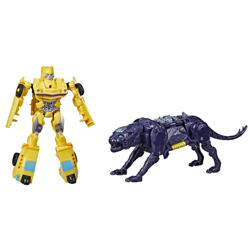 Transformers Rise of the Beasts Beast Combiners - Bumblebee & Snarlsaber Figures