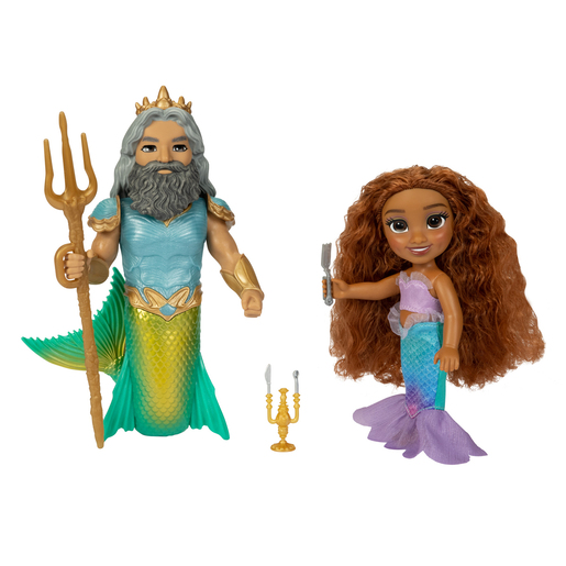 Disney The Little Mermaid - Ariel and King Triton Petite Gift Set