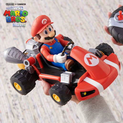 The Super Mario Movie Mario Rumble Kart Racer Remote Control