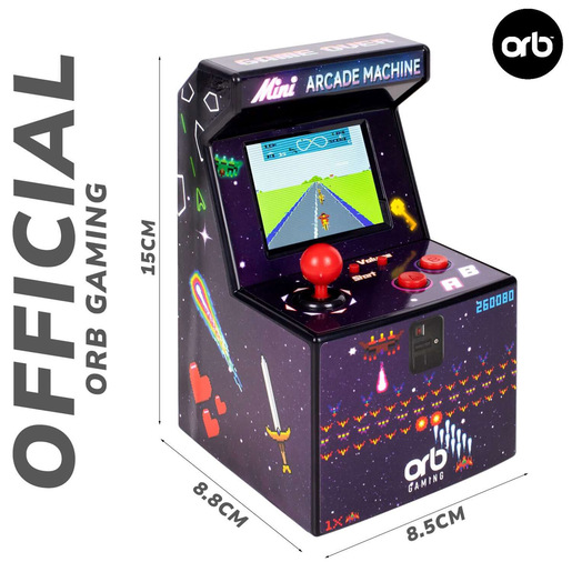 Orb Gaming Retro 240-in-1 Mini Arcade Gaming Console The Entertainer