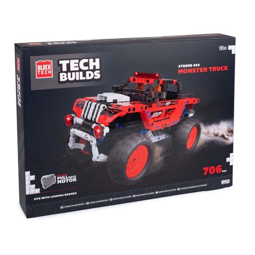 Block Tech Xtreme 4x4 Monster Truck Construction Set
