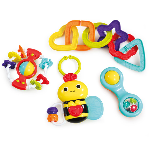 Early Learning Centre Musical Baby Bee Pram Toy Gift Set